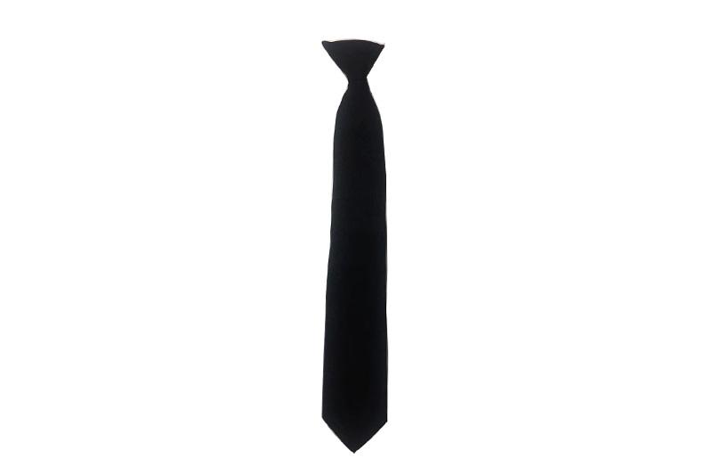 EXTIE21019 Men's Black Business Necktie